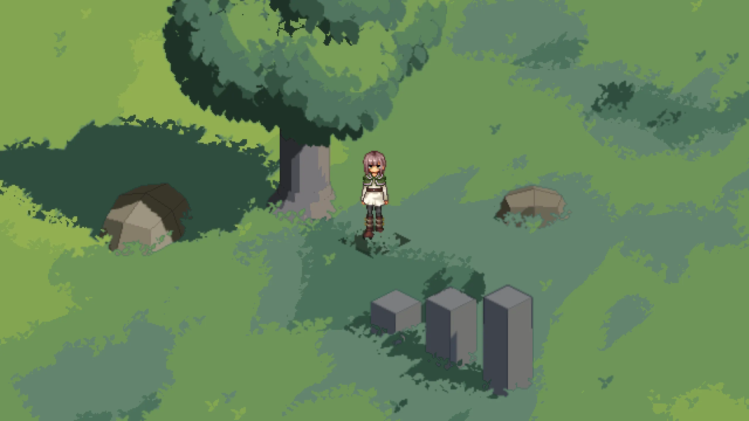 開発中のシーン